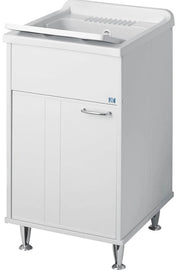 Lavatoio kubo 45x50 a una anta, bianco cr9046