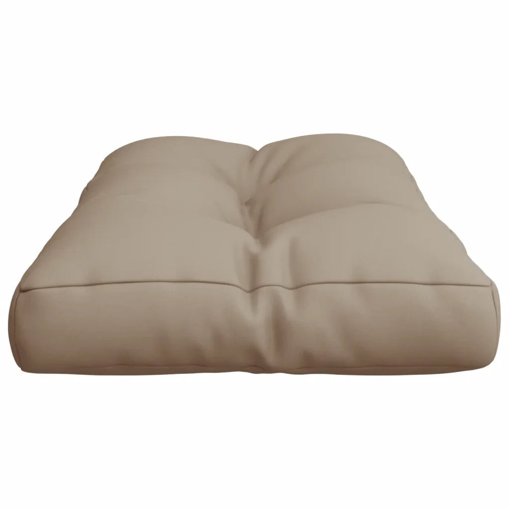 Cuscino per Pallet Tortora 80x40x12 cm in Tessuto