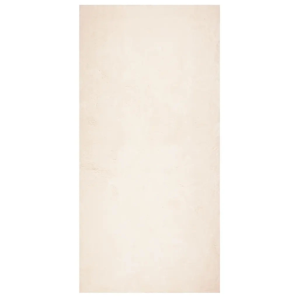 Tappeto a Pelo Corto HUARTE Morbido e Lavabile Beige 100x200 cm 375017