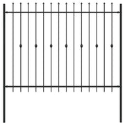 Recinzione da Giardino | Recinzione a punte Asten Nero 200 x 200 cm