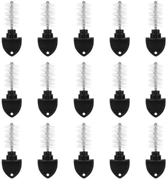Set di pennelli di pulizia per bocchette a 15 pezzi in nylon - materiale resistente alle corrosioni - adatto per bocchette di birra - alta resistenza a temperature elevate