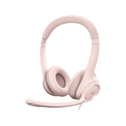 Logitech h390 auricolare cablato a padiglione ufficio usb tipo a rosa - 981 001281