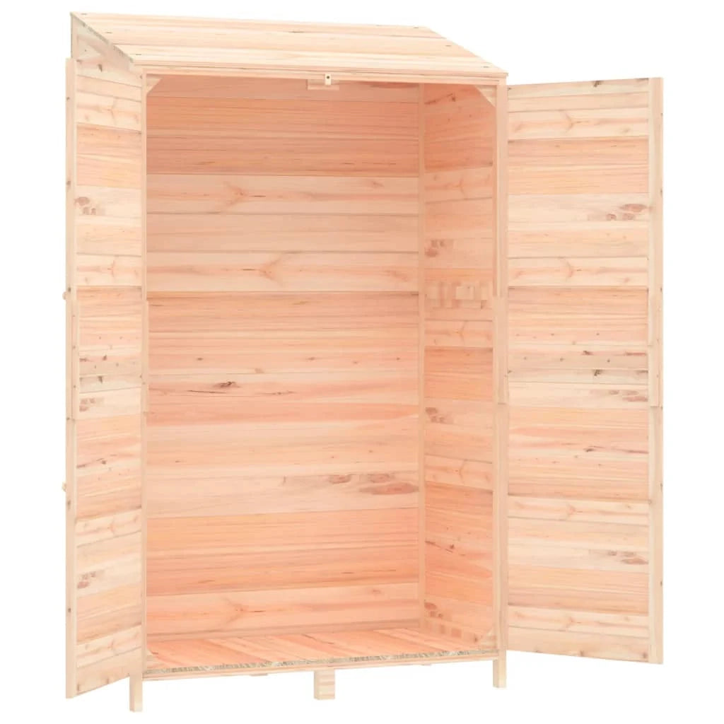 Casetta da giardino 102 x 52 x 174,5 cm in legno massello di abete marrone 02_0044043