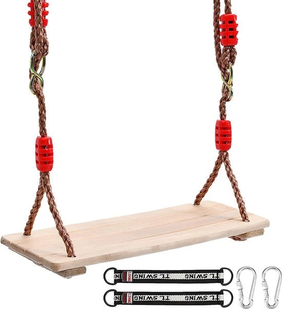 Sedia oscillante, oscillatore per bambini, tavolo da giardino, sedia oscillante con cavo regolabile fino a 150 kg, per adulti, bambini, camera da bambini