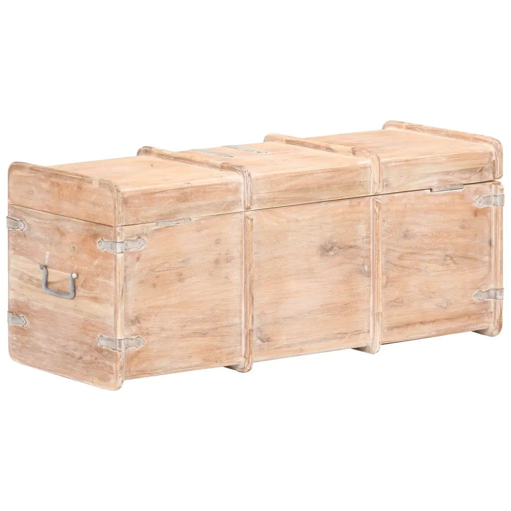 Baule 90x40x40 cm in Legno Massello di Acacia cod mxl 37168