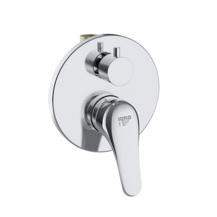 Miscelatore Incasso Doccia con Deviatore Serie Emmy Cromato