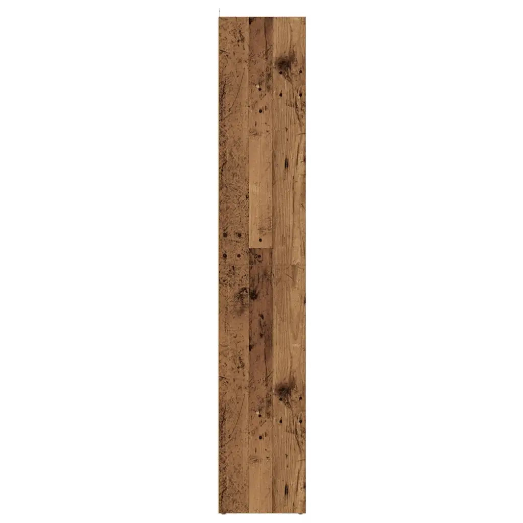 Libreria-Scaffale per Libri-Mobile di Stoccaggio Legno Antico 36x30x171 cm in Legno Multistrato