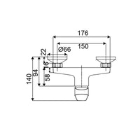 Miscelatore Esterno Doccia Serie Milton Cromato