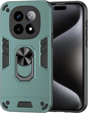 Hoes TPU schokbestendig perfezionato per Xiaomi Redmi Note 14 Pro+ Plus 5G con anello metallico e chiusura magnetica.