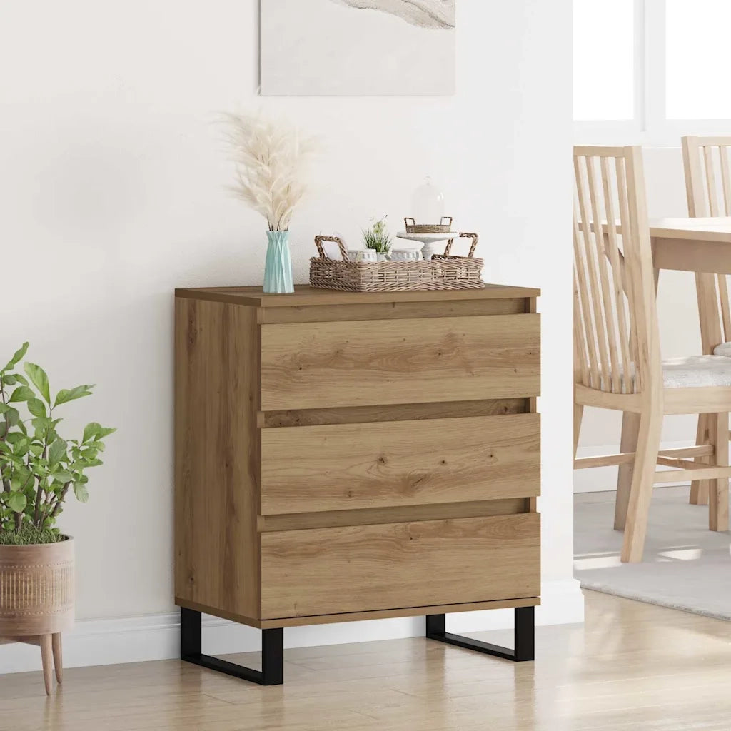 Credenza-Buffet-Armadio da cucina Rovere artigianale 60 x 35 x 70 cm Legno multistrato 900659