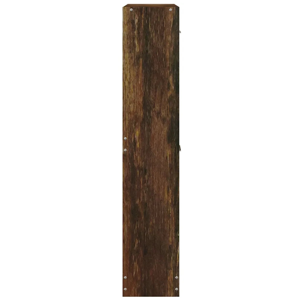 Scarpiera Rovere Fumo 59x17x81 cm in Legno Multistrato