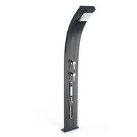 Doccia Solare In Alluminio Dada 40 Litri Con Miscelatore E Doccetta Mobile  Colore Antracite Cv-D340/7016