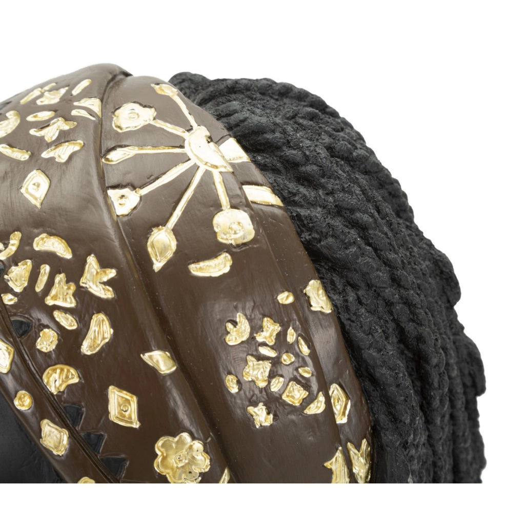 Scultura Africa 4, Nero, Poliresina, 19x18,5x30 cm