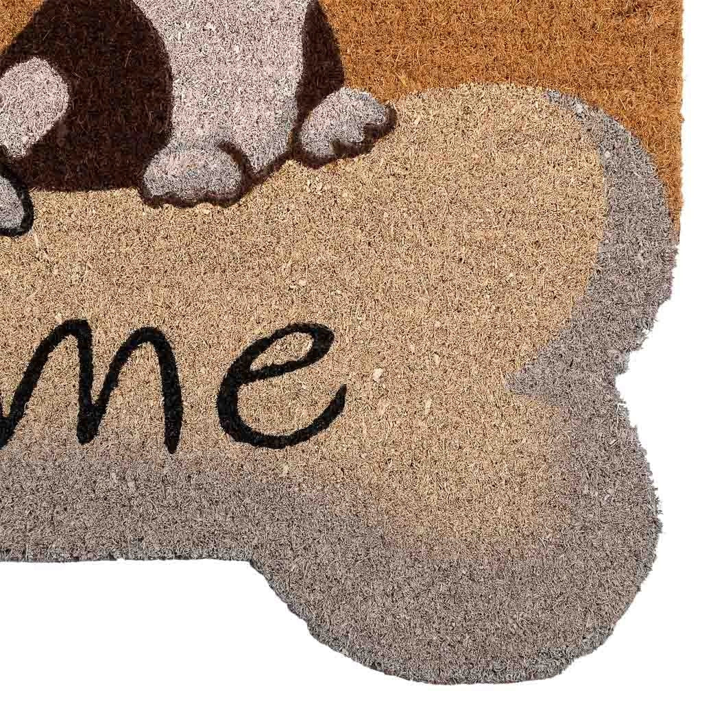 Zerbino PVC stampato marrone 45x75
