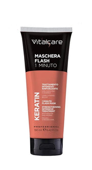 VITALCARE MASCHERA FLASH 1 MINUTO ACTION KERATIN 190ML TRATTAMENTO RINFORZANTE