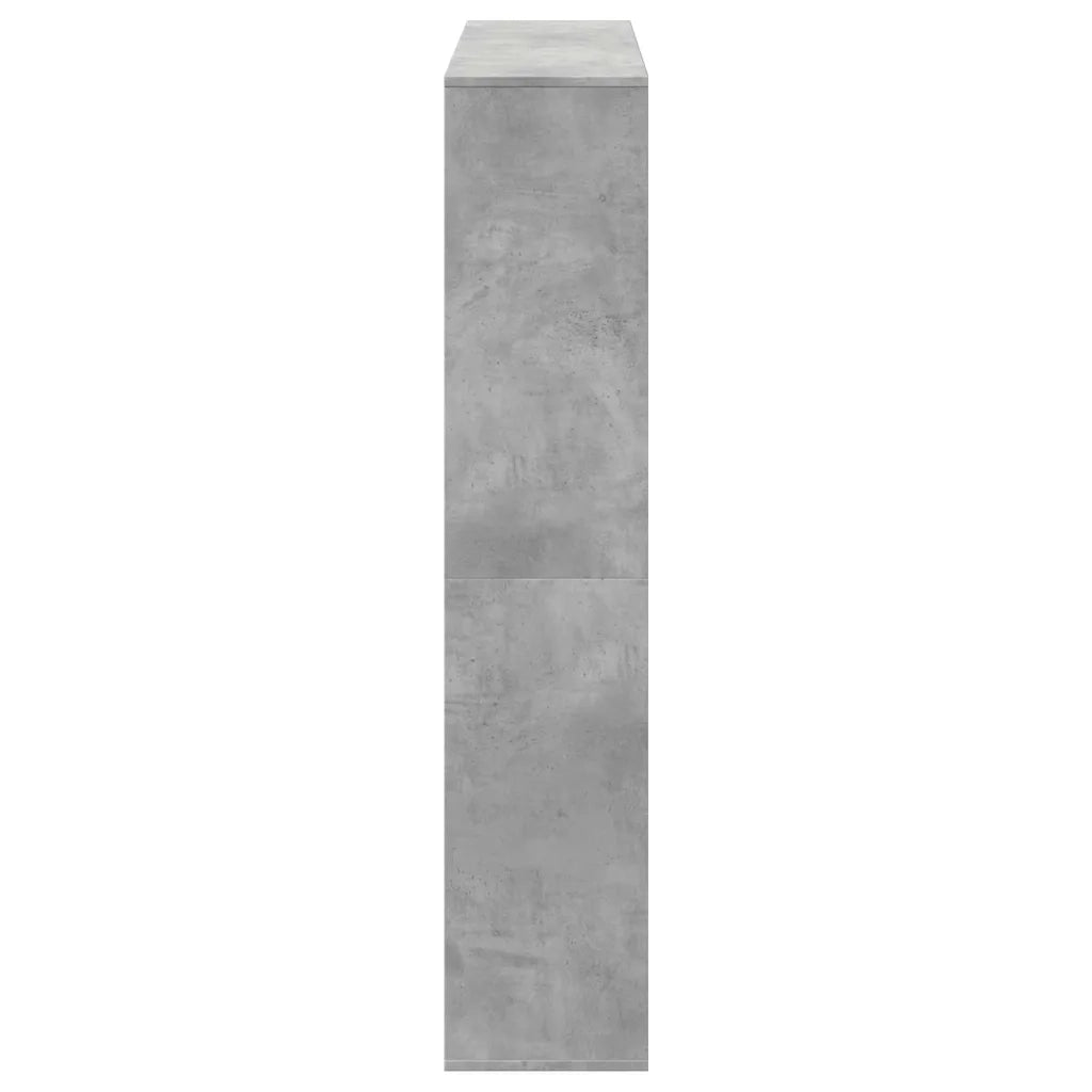 Libreria Grigio Cemento 132x29x141,5 cm in Legno Multistrato 3310310