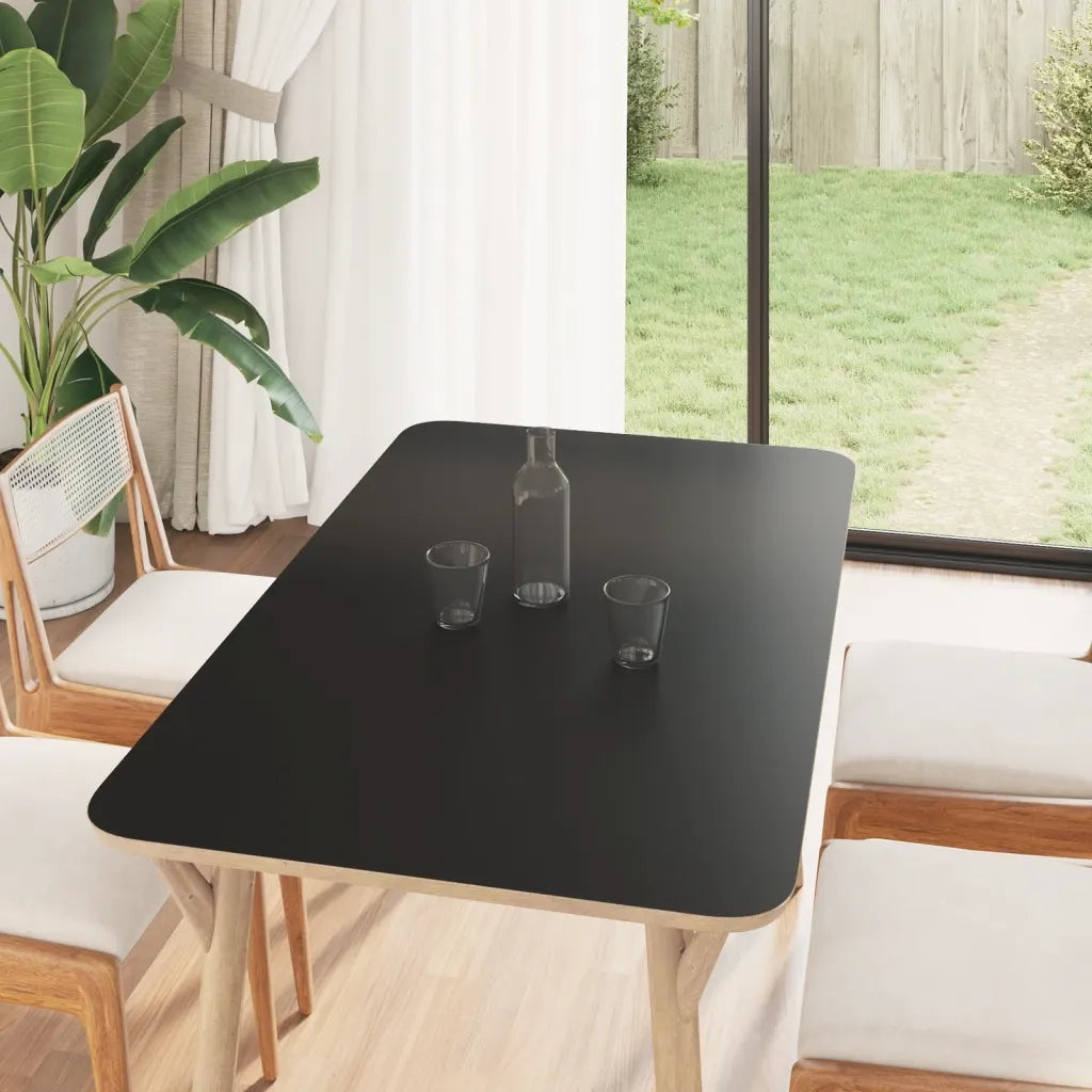 Adesivo per mobili autoadesivo nero opaco 90x500 cm PVC CFW9963396