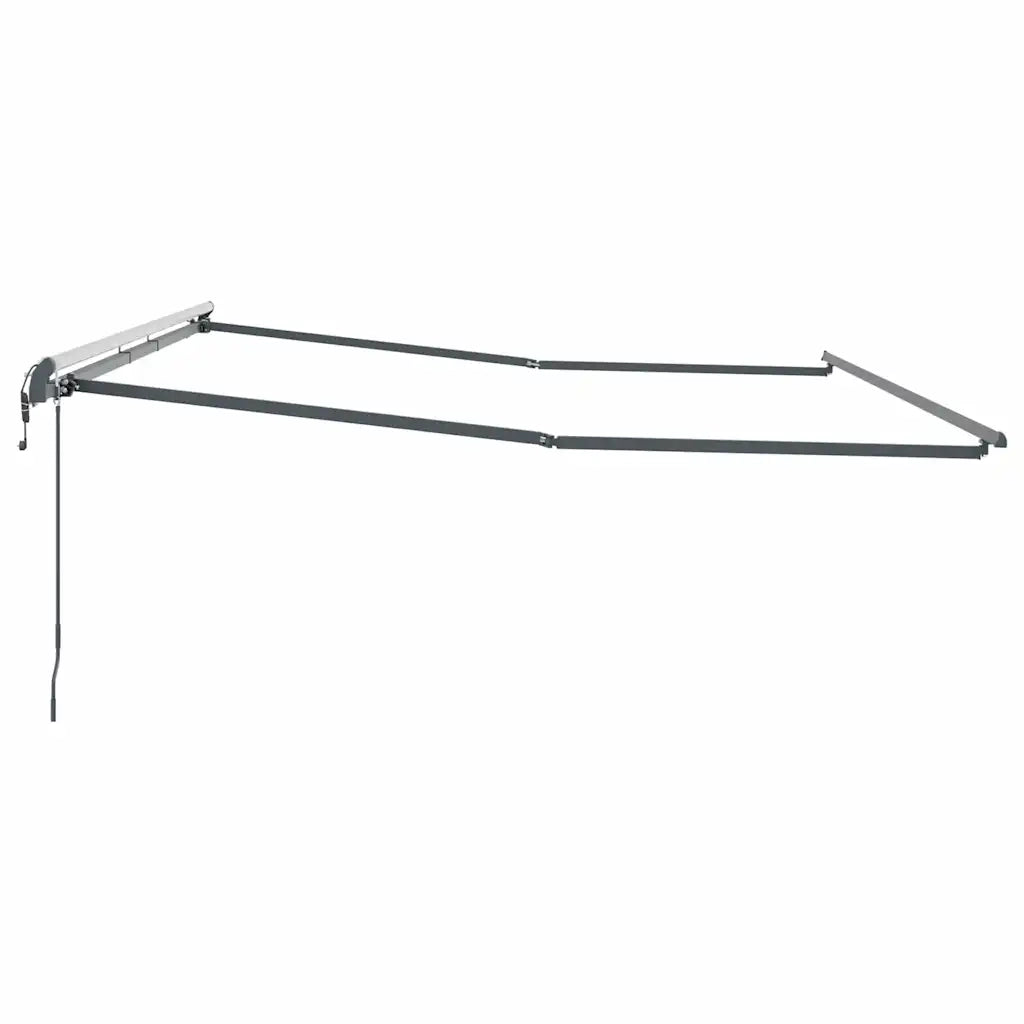 vidaXL Tenda da Sole Antracite 5 x 3 m Metallo