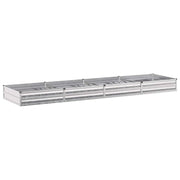 Letto rialzato da giardino Argento 320 x 80 x 24 cm 8006500
