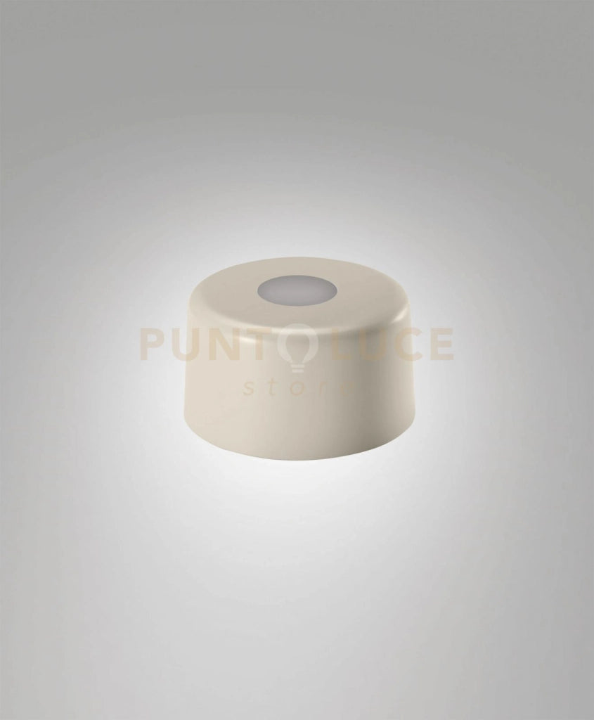 3804-57-355 DIFFUSORE/PARALUME IN METALLO COLORE SABBIA D.15CM H.9CM PER KIT LUCI 8W