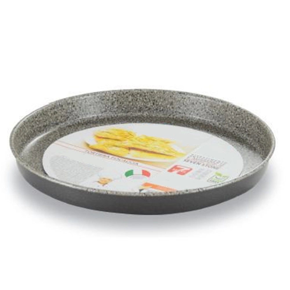 Trade Shop - Teglia Stampo Tortiera Focaccia Rotonda ø22-32 Cm Antiaderente Antigraffio A 7 Strati -