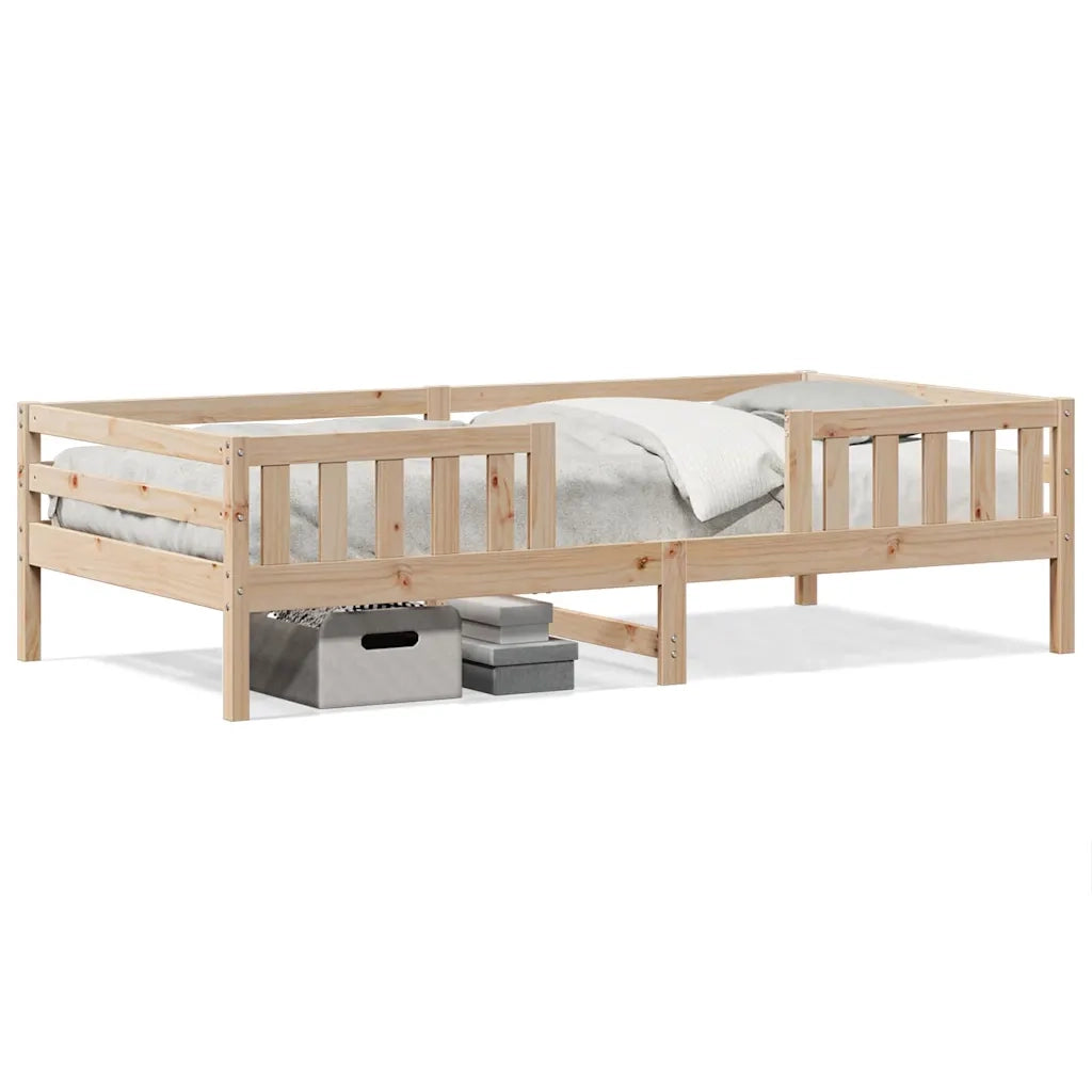 Giroletto senza Materasso 100x200 cm in Legno Massello di Pino 846970
