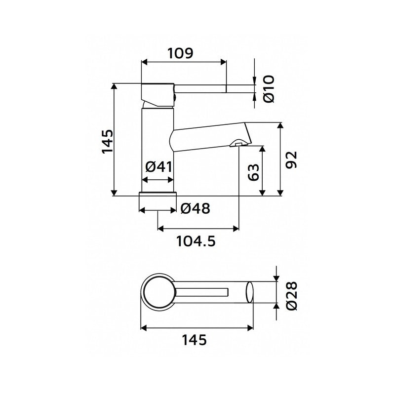Miscelatore Lavabo Serie Cross