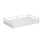 Vitalispa Letto per bambini Bianco 120x200 con materasso