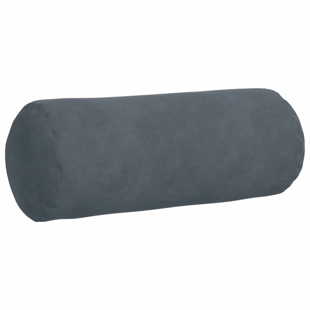 Cuscini a rullo 2 pcs Grigio scuro Ø 15 x 40 cm