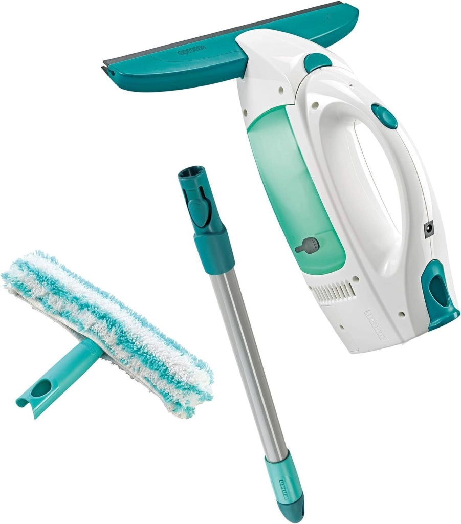 Leifheit 51003 pulitore di finestra elettrico Blu, Bianco