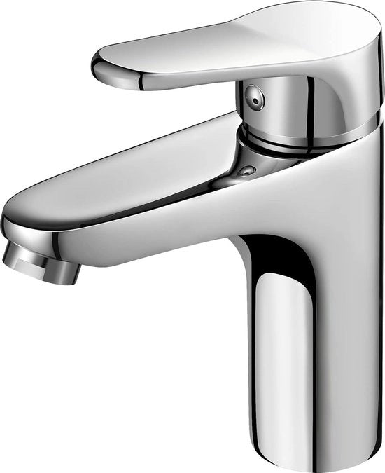 Fissura per bagno – Acqua calda e fredda con risparmio d'acqua, forma universale, cromata