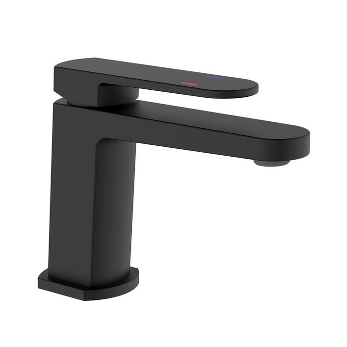 Miscelatore Lavabo Serie Rover Nero con Piletta Click Clack