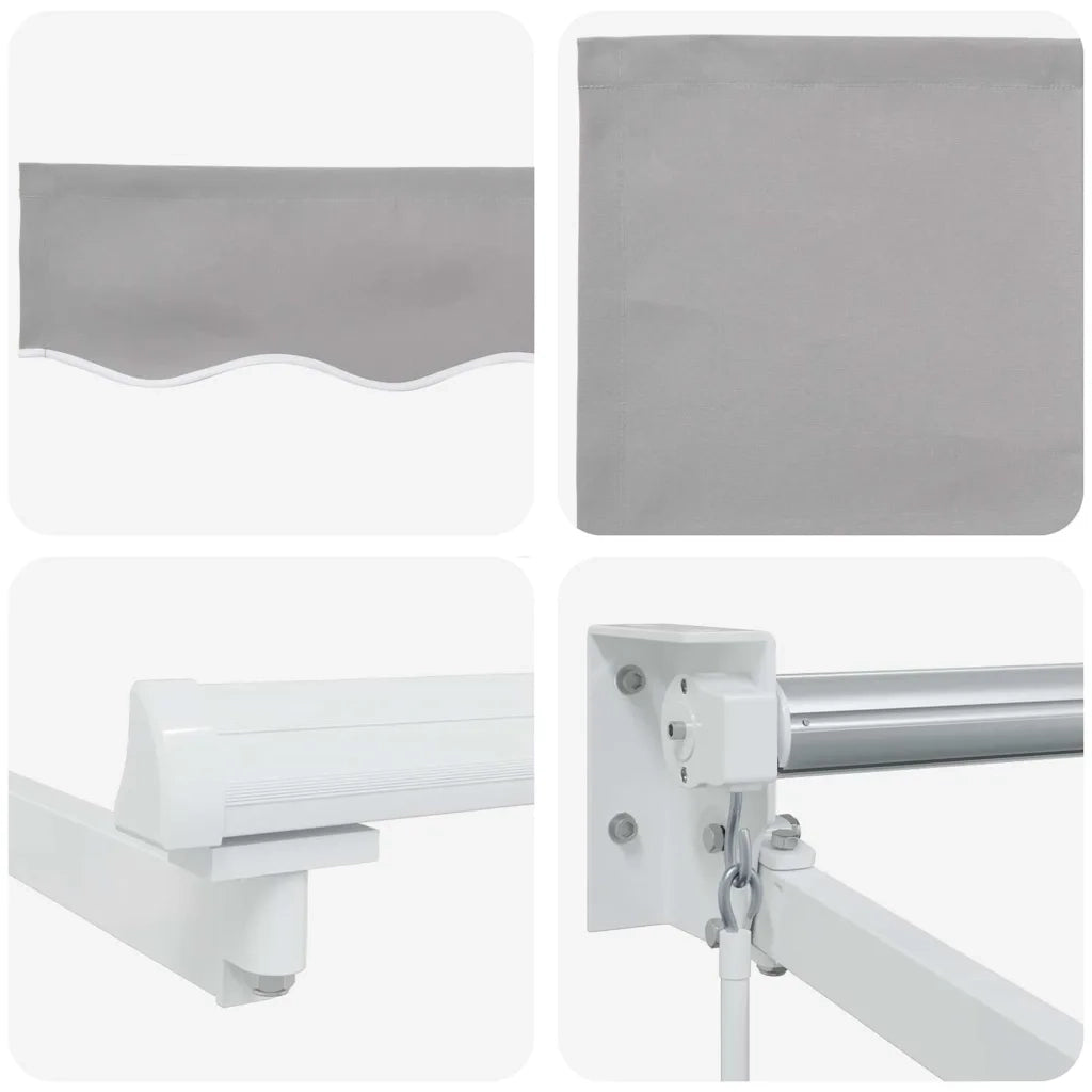 Tenda Retrattile Grigio chiaro 400 × 300 cm 3330647