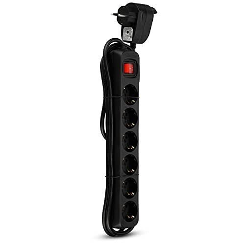REV 0012692514 prolunghe e multiple 2 m 7 presa(e) AC Interno Nero