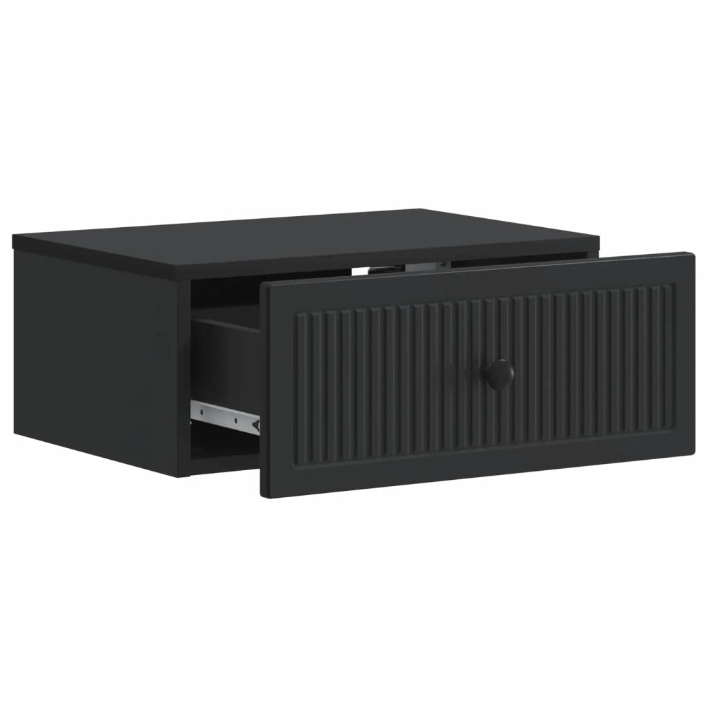 Armadio da Notte Nero 49 x 34,5 x 20 cm Legno ingegnerizzato 897937