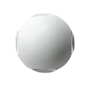Luce da parete led rotonda optonica 4 fasci luminosi luce naturale 4w 4000k
