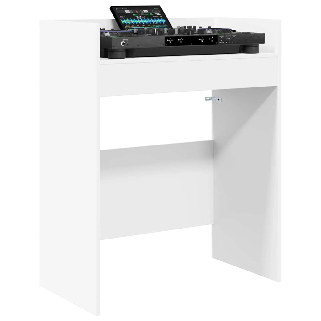 Tavolo DJ Bianco 82 x 45 x 102 cm Legno ingegnerizzato 8006748