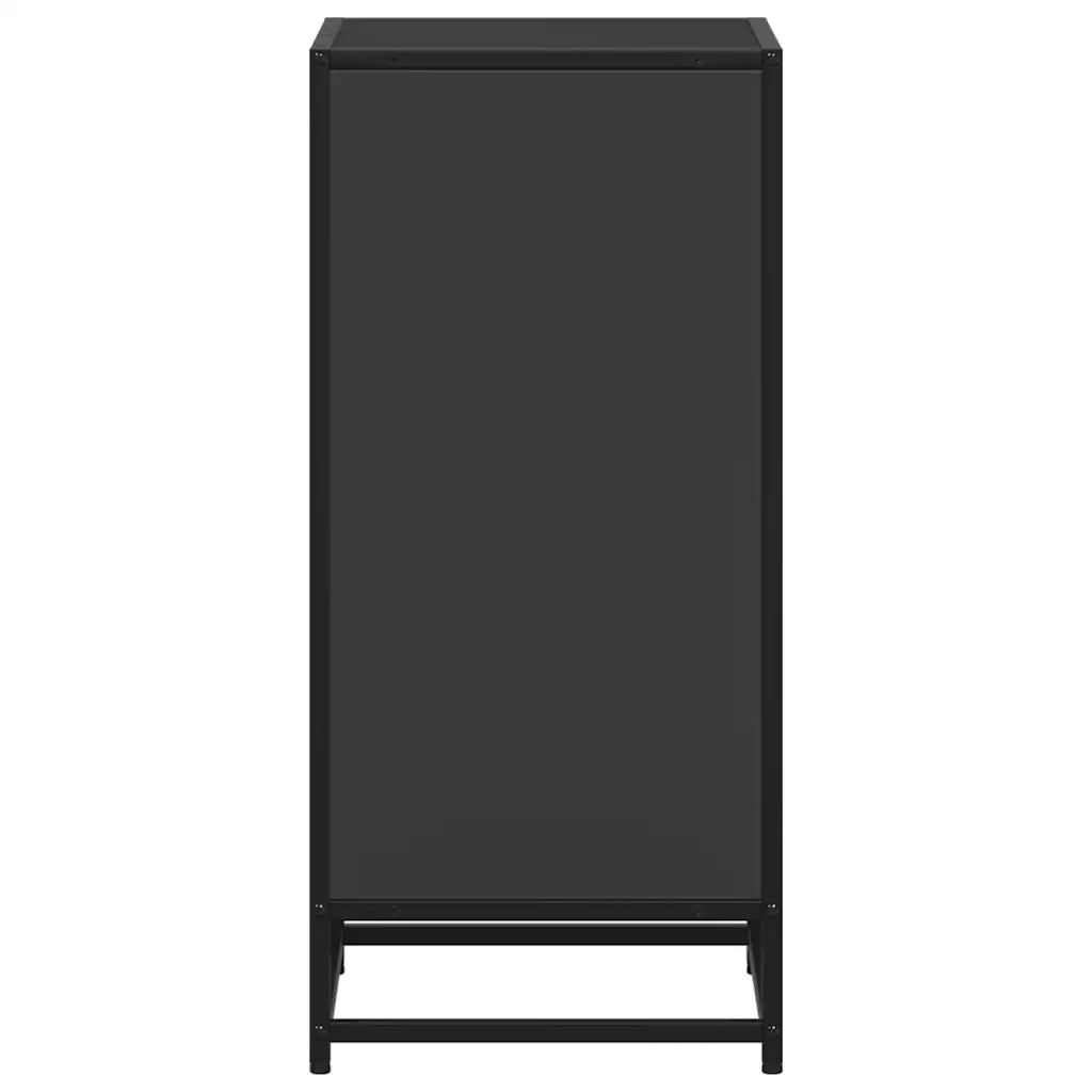 Libreria Nera 40x35x76 cm in Legno Multistrato 849094