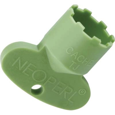 CHIAVE AERATORE CACHE HONEYCOMB TJ NEOPERL - PLASTICA VERDE M18.5X1- 10 pezzi