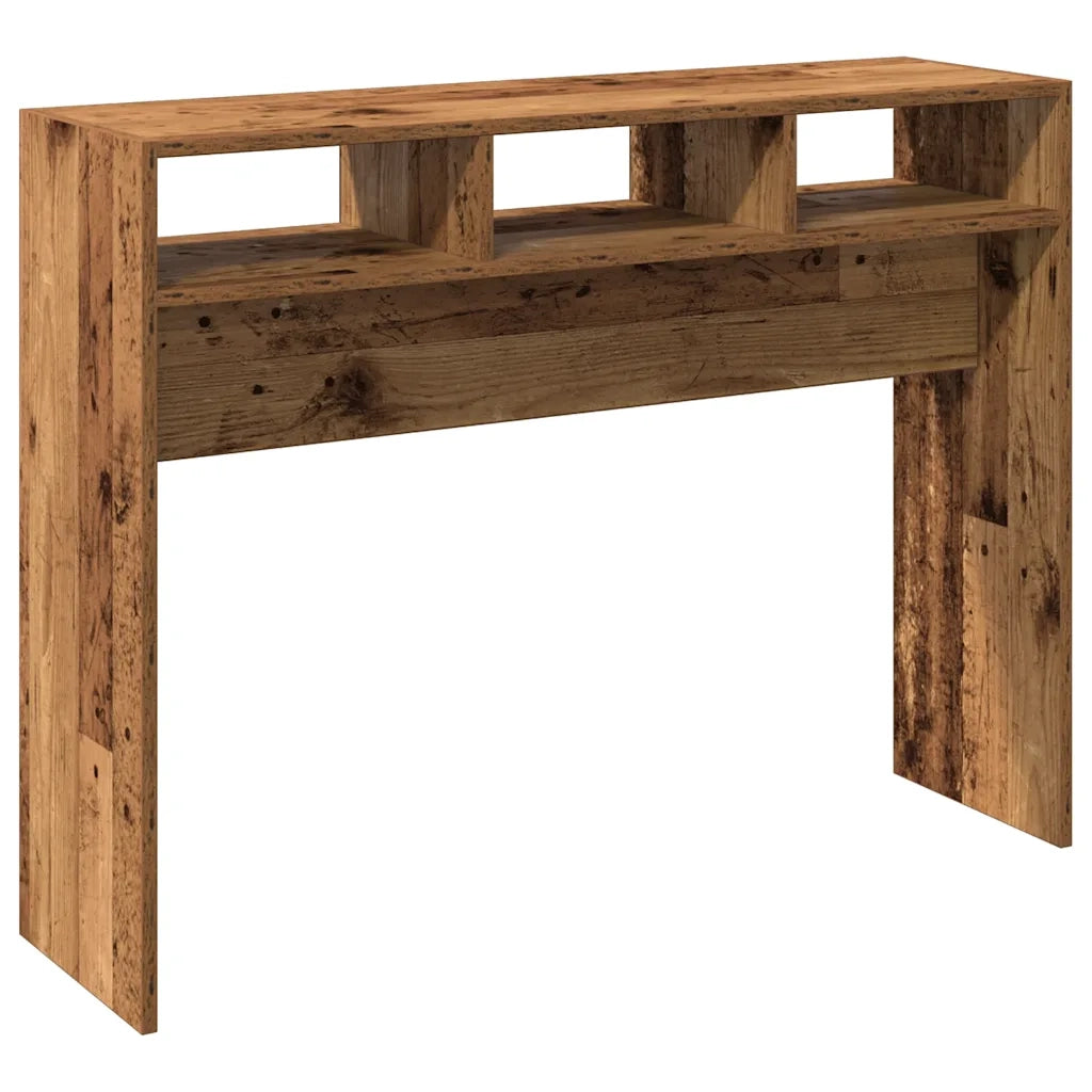 Tavolino Consolle Legno Antico 105x30x80 cm in Truciolato 856622