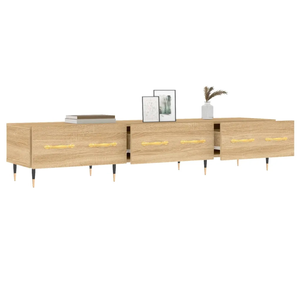 Mobile Porta TV Rovere Sonoma 150x36x30 cm in Legno Multistrato 829135