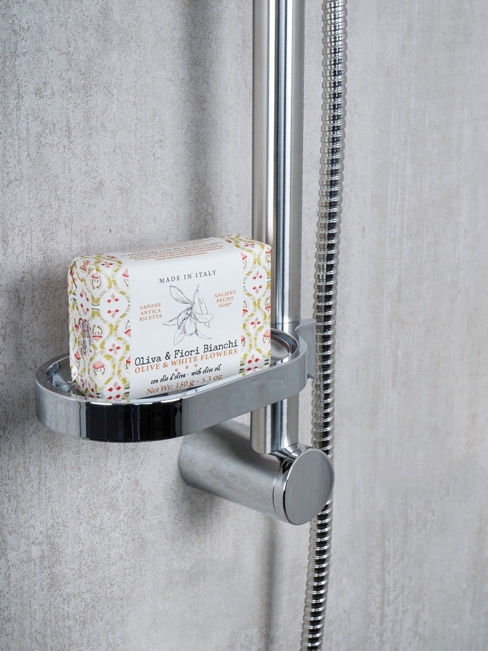 Saliscendi completo con doccia multigetto regolabile con 5 getti