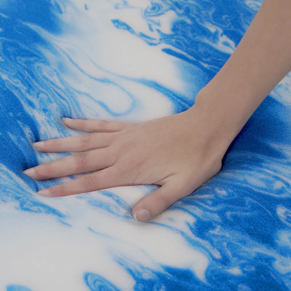 Coprimaterasso 80x200 cm Schiuma di Gel 7 cm CFW1500092
