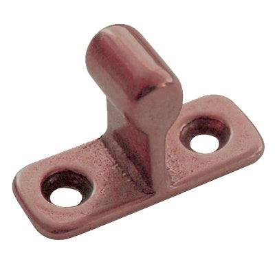 INCONTRO FERMAPORTA A PINZA AD AVVITARE - MM 14X34 H.MM 24 OTTONE BRONZATO- 10 pezzi