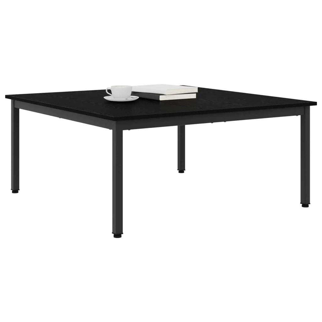 Tavolino da salotto Rovere Nero 100 x 100 x 45 cm 892584