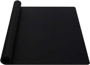 Mat di silicone per forno - Adatto per biscotti, pizza - 1 pezzo - Nero - 60 x 40 cm