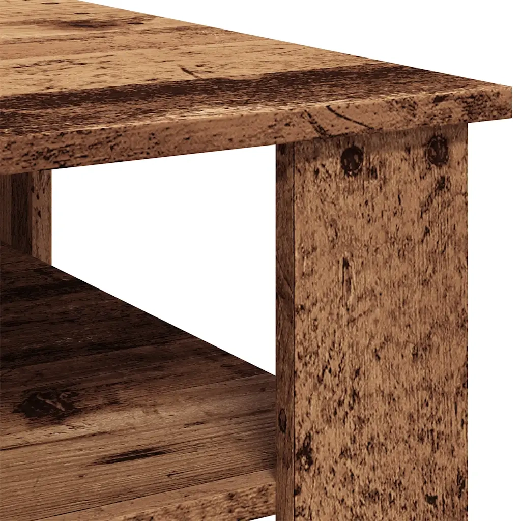 Tavolino da Salotto Legno Vecchio 60x60x42 cm Legno Multistrato 855794
