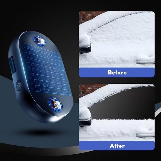 Rimuitore per vetri auto - Antigelo per vetri anteriore, rimuove efficacemente neve e ghiaccio - Blu