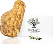 Piastra di taglio rettangolare robusta in olivo - 43 cm - Ideale per carne e pane