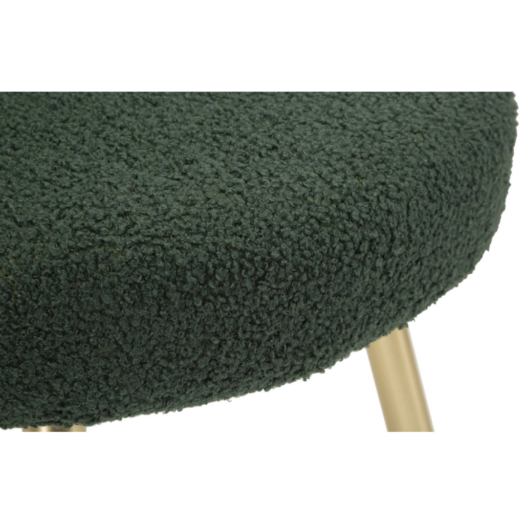 Sedia Fiocco 2, Verde, MDF, 40x40x67 cm